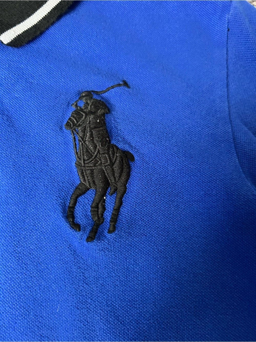Polo Ralph Lauren Boys size Medium 10/12 Long Sleeve Polo - Picture 5 of 6
